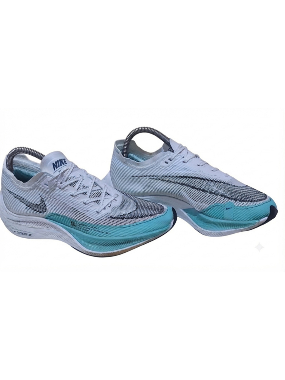 Nike Zoomx Vaporfly Next 2% running shoes
White/ Aurora Green (CU4123-101)Wmns 8